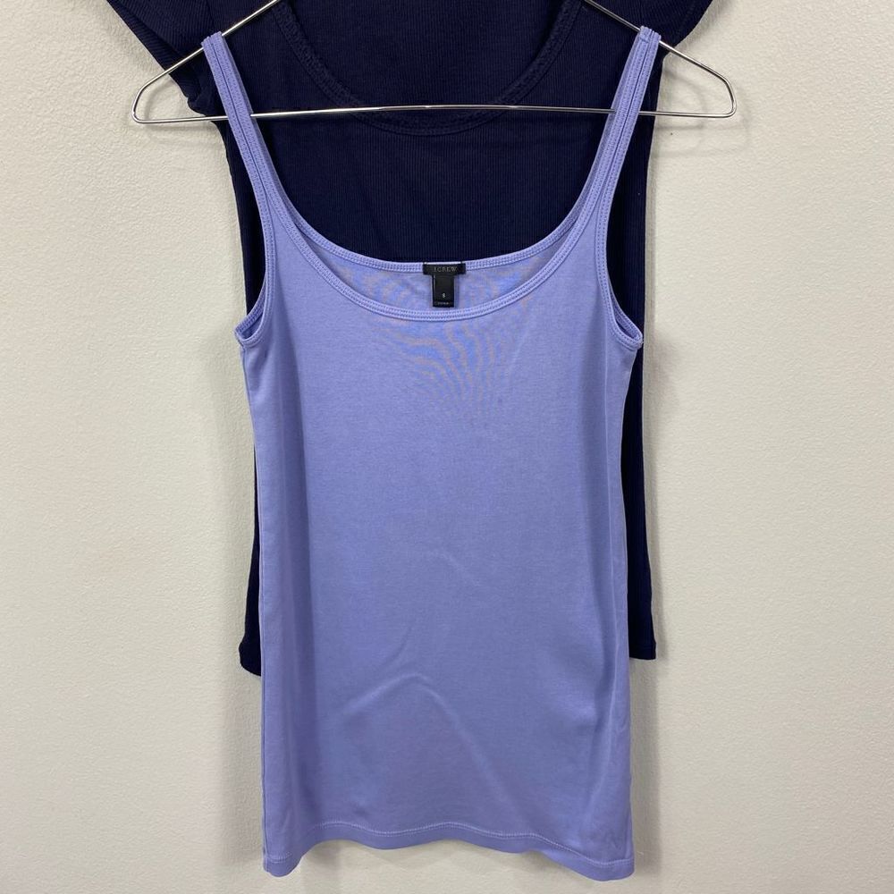 Set of 2 Blue Basic Tops J Crew Gap Body